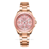 Alexandre Christie AC 2A68 BF Pink Rosegold Stainless Steel